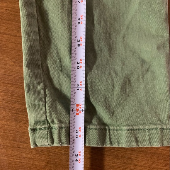 Torrid green Aviator cargo utility capri pants, size 12, slim fit - Picture 5 of 9